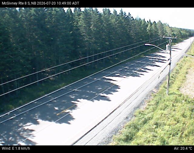 Web Cam image of McGivney (NB Highway 8)