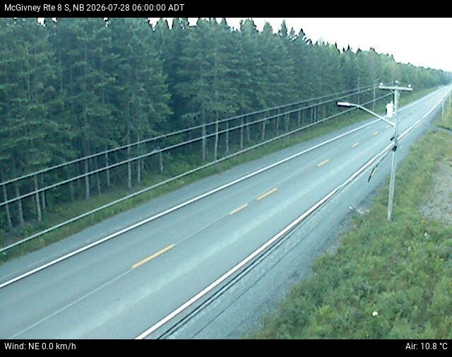 Web Cam image of McGivney (NB Highway 8)