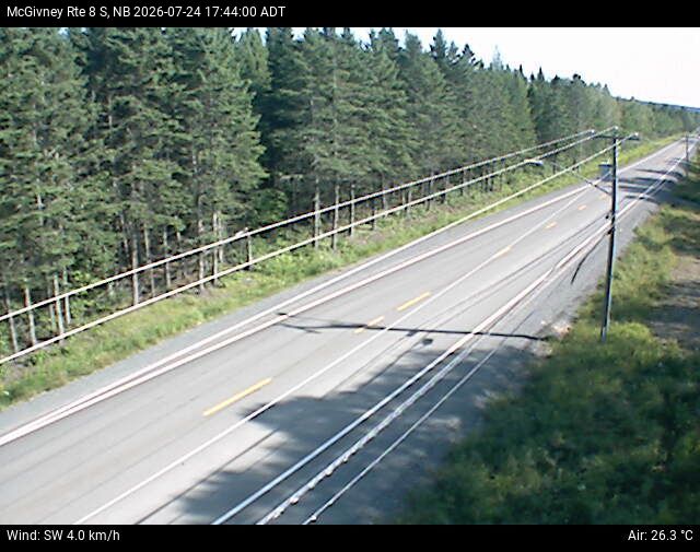 Web Cam image of McGivney (NB Highway 8)