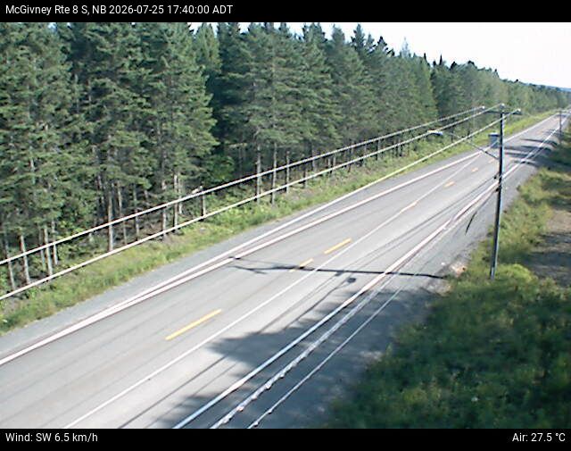 Web Cam image of McGivney (NB Highway 8)