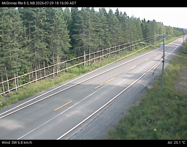 Web Cam image of McGivney (NB Highway 8)