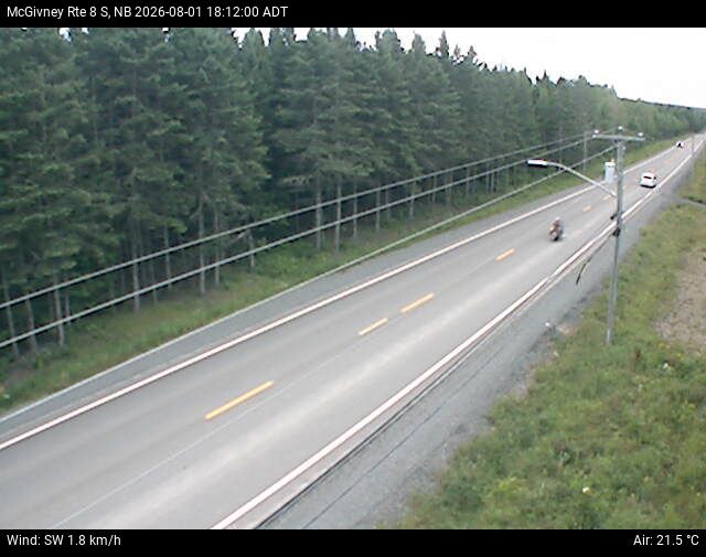 Web Cam image of McGivney (NB Highway 8)