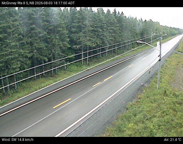 Web Cam image of McGivney (NB Highway 8)