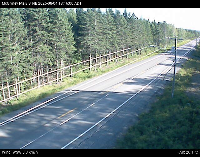 Web Cam image of McGivney (NB Highway 8)