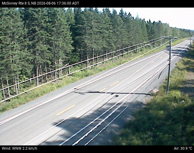 Web Cam image of McGivney (NB Highway 8)