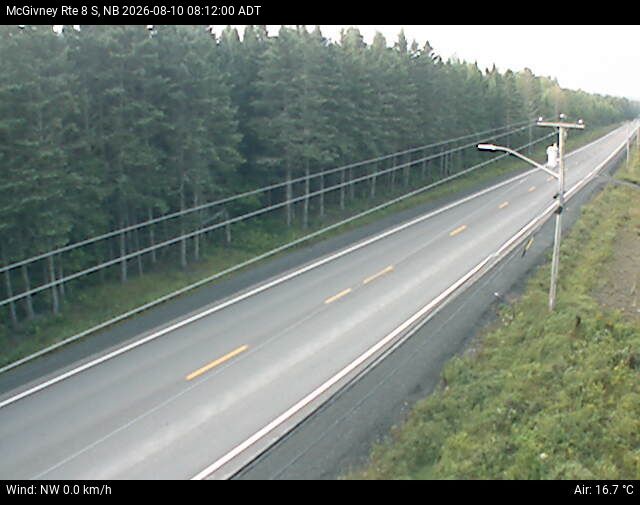 Web Cam image of McGivney (NB Highway 8)