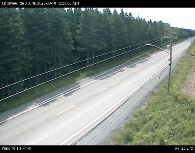 Web Cam image of McGivney (NB Highway 8)
