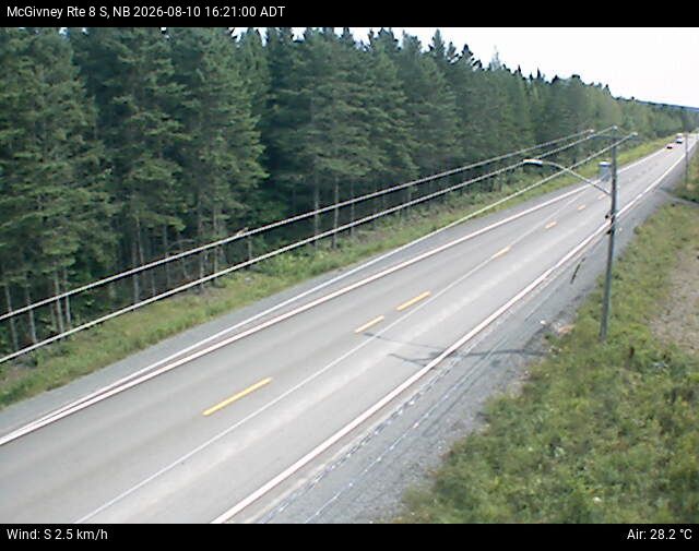 Web Cam image of McGivney (NB Highway 8)