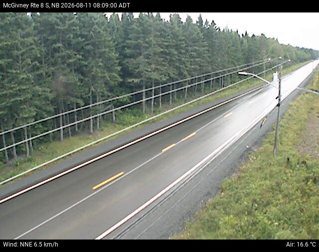 Web Cam image of McGivney (NB Highway 8)