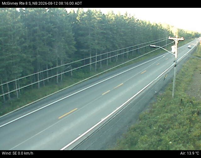 Web Cam image of McGivney (NB Highway 8)