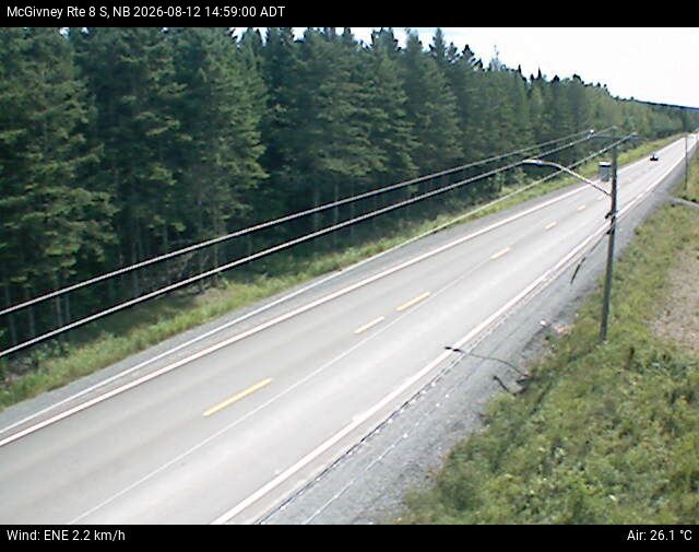 Web Cam image of McGivney (NB Highway 8)