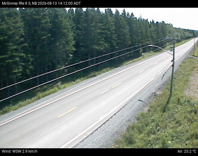 Web Cam image of McGivney (NB Highway 8)