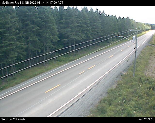 Web Cam image of McGivney (NB Highway 8)