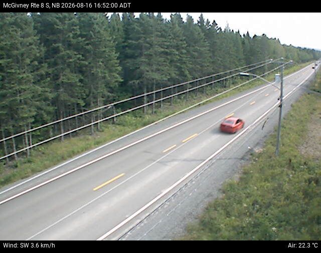 Web Cam image of McGivney (NB Highway 8)