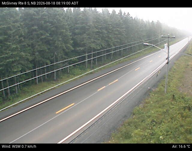 Web Cam image of McGivney (NB Highway 8)