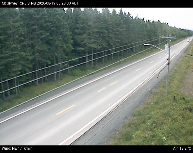 Web Cam image of McGivney (NB Highway 8)
