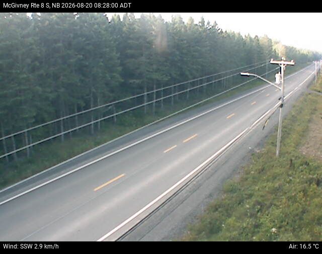 Web Cam image of McGivney (NB Highway 8)