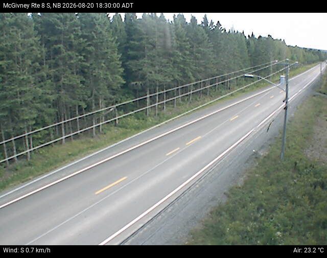 Web Cam image of McGivney (NB Highway 8)