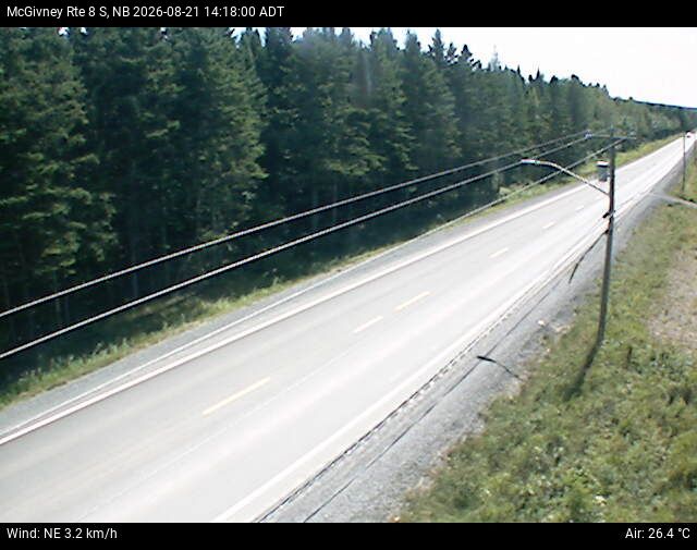 Web Cam image of McGivney (NB Highway 8)