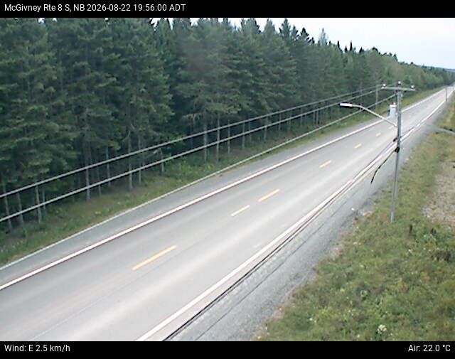 Web Cam image of McGivney (NB Highway 8)
