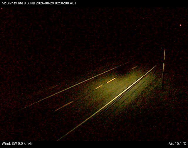Web Cam image of McGivney (NB Highway 8)