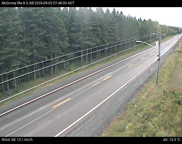 Web Cam image of McGivney (NB Highway 8)