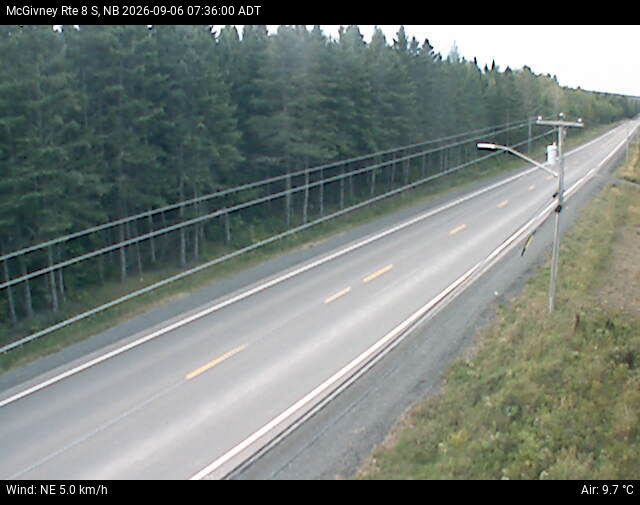 Web Cam image of McGivney (NB Highway 8)