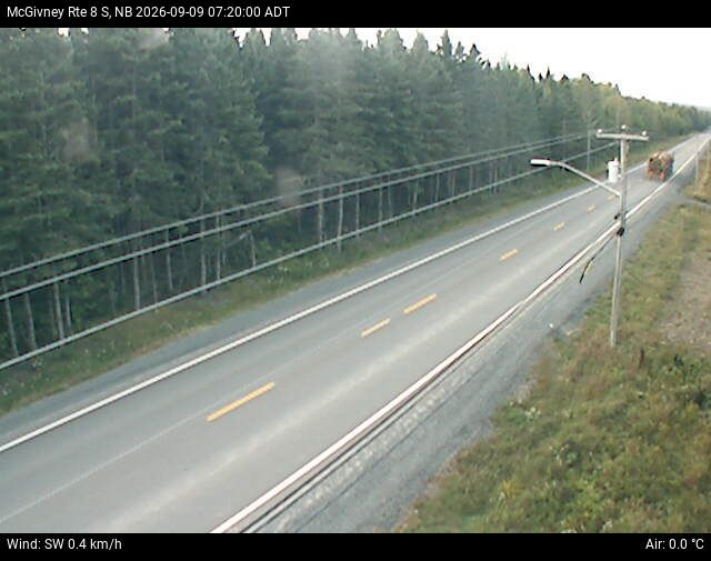 Web Cam image of McGivney (NB Highway 8)