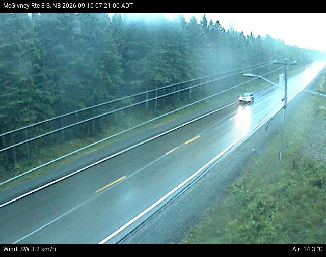 Web Cam image of McGivney (NB Highway 8)