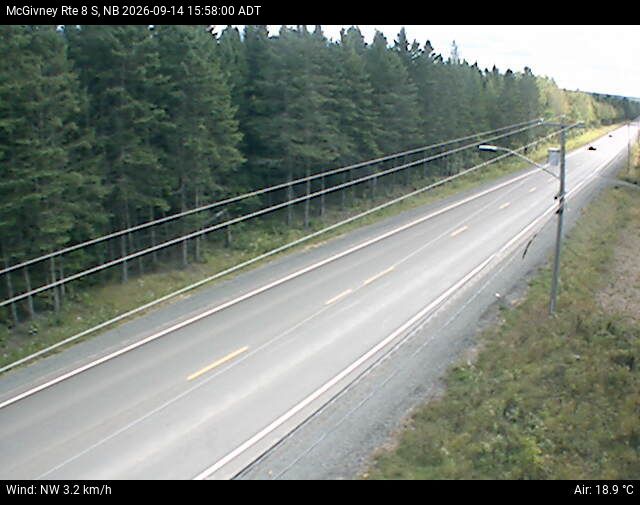 Web Cam image of McGivney (NB Highway 8)