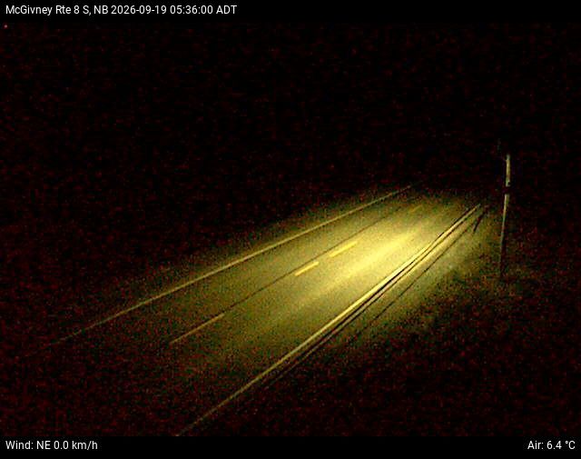 Web Cam image of McGivney (NB Highway 8)