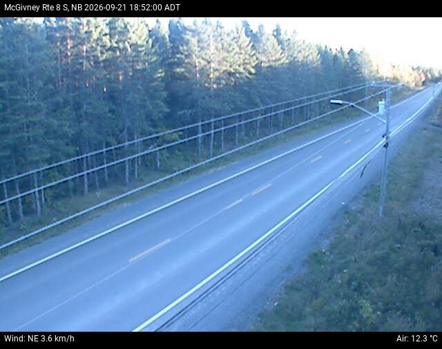 Web Cam image of McGivney (NB Highway 8)