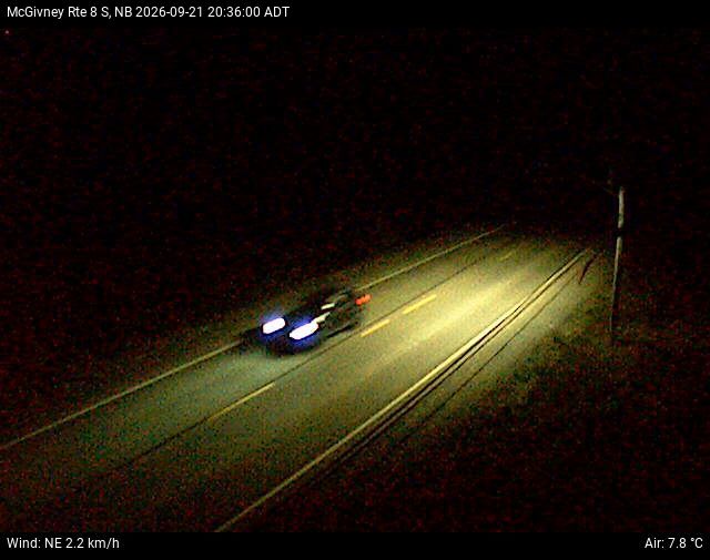 Web Cam image of McGivney (NB Highway 8)