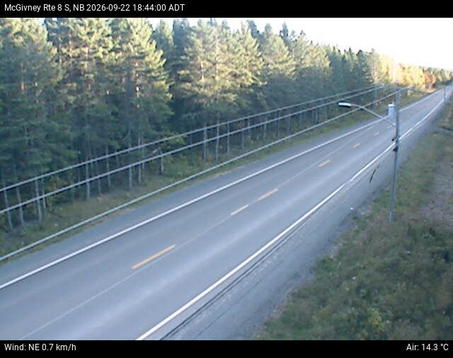 Web Cam image of McGivney (NB Highway 8)