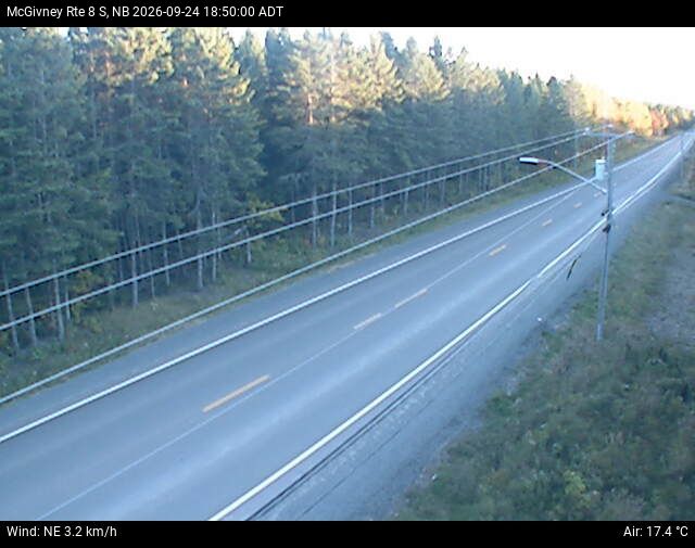 Web Cam image of McGivney (NB Highway 8)
