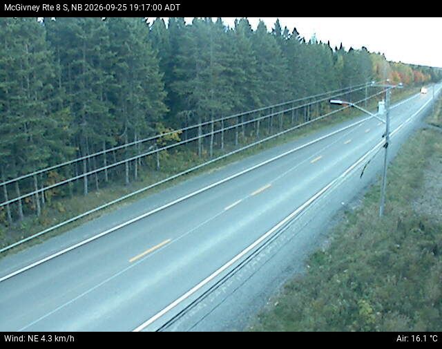 Web Cam image of McGivney (NB Highway 8)