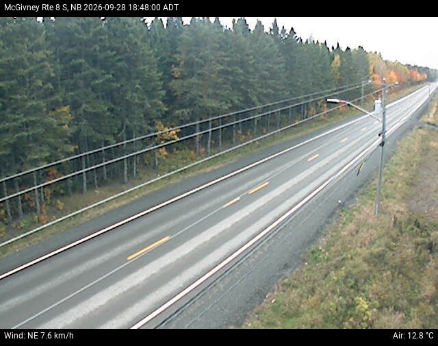 Web Cam image of McGivney (NB Highway 8)