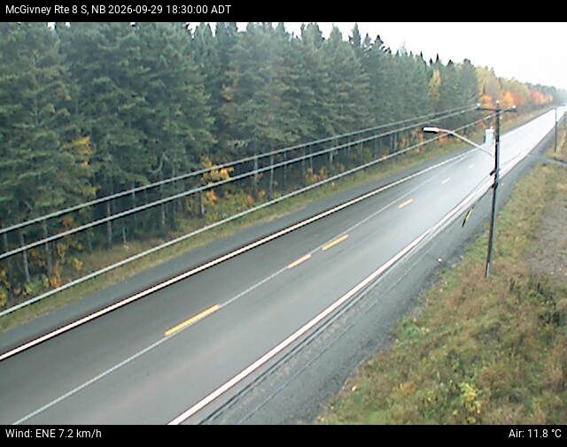 Web Cam image of McGivney (NB Highway 8)