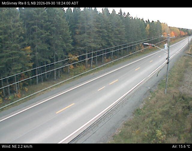 Web Cam image of McGivney (NB Highway 8)