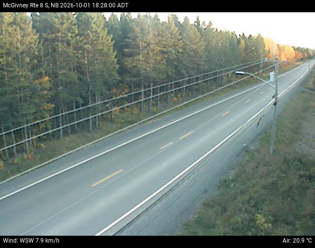 Web Cam image of McGivney (NB Highway 8)
