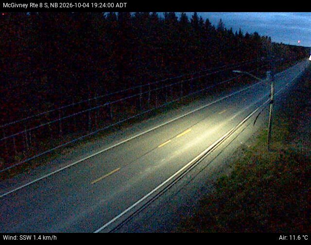 Web Cam image of McGivney (NB Highway 8)