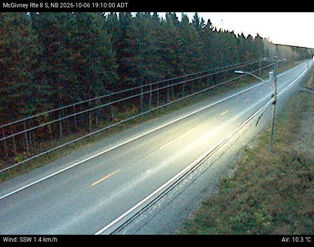 Web Cam image of McGivney (NB Highway 8)