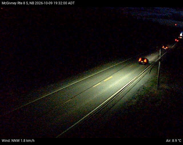 Web Cam image of McGivney (NB Highway 8)