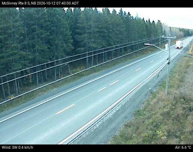 Web Cam image of McGivney (NB Highway 8)