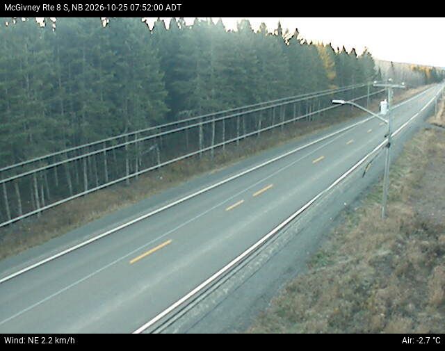 Web Cam image of McGivney (NB Highway 8)