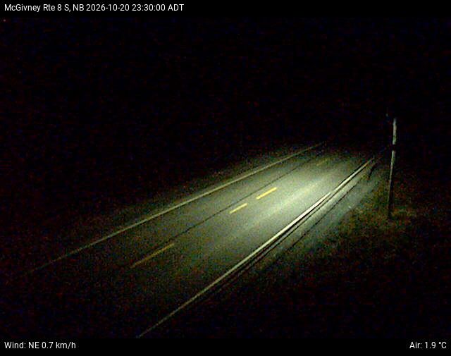 Web Cam image of McGivney (NB Highway 8)
