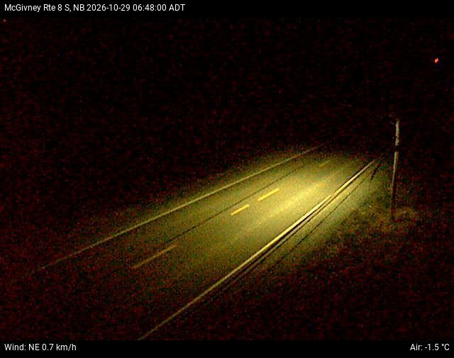 Web Cam image of McGivney (NB Highway 8)