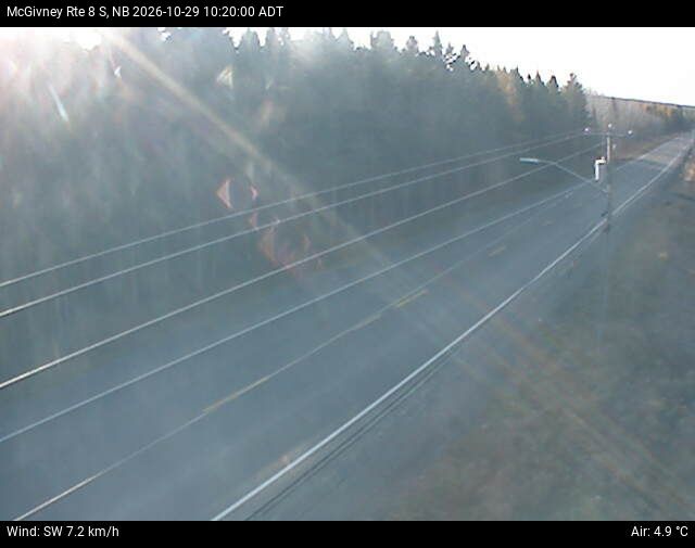 Web Cam image of McGivney (NB Highway 8)