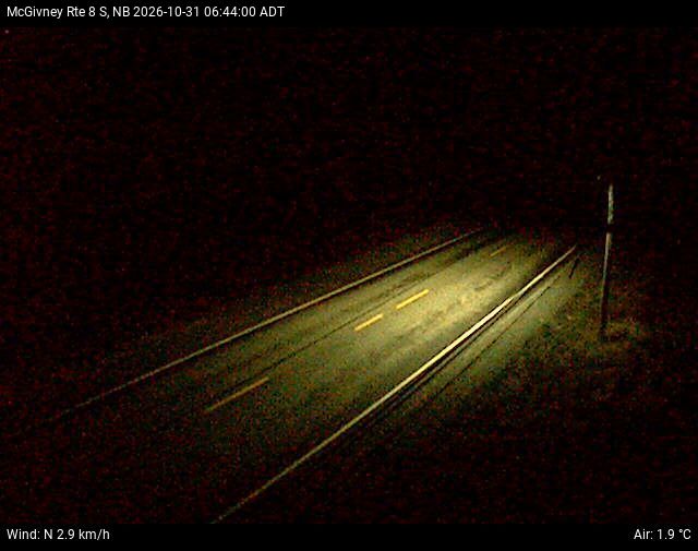 Web Cam image of McGivney (NB Highway 8)