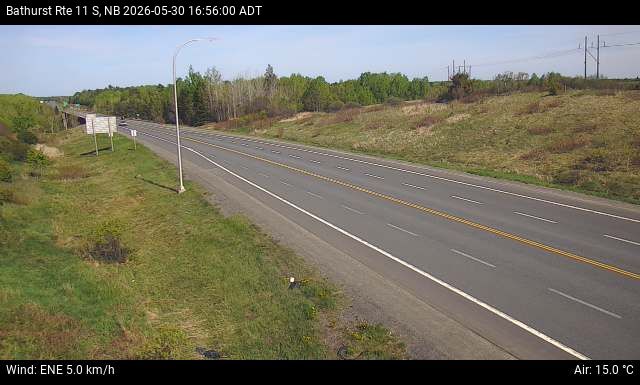 Web Cam image of Bathurst (NB Highway 11)